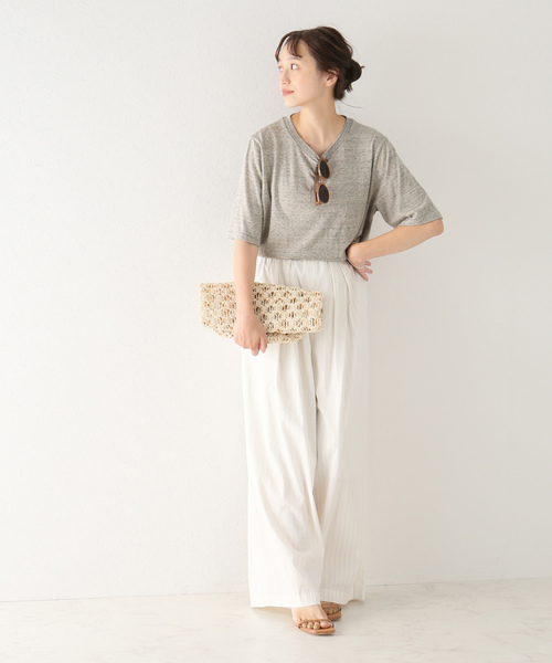 Plage - 【新品タグ付】Plage Linen 7ブソデシャツ ホワイト Plage｜PRE-ORDER LINEUP｜Plage（プラージュ）｜ブログ