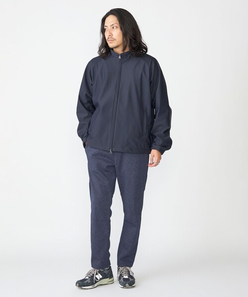 SHIPS ブルゾン アウター SHIPS:「洗濯機可能」ポンチ 裏フリース