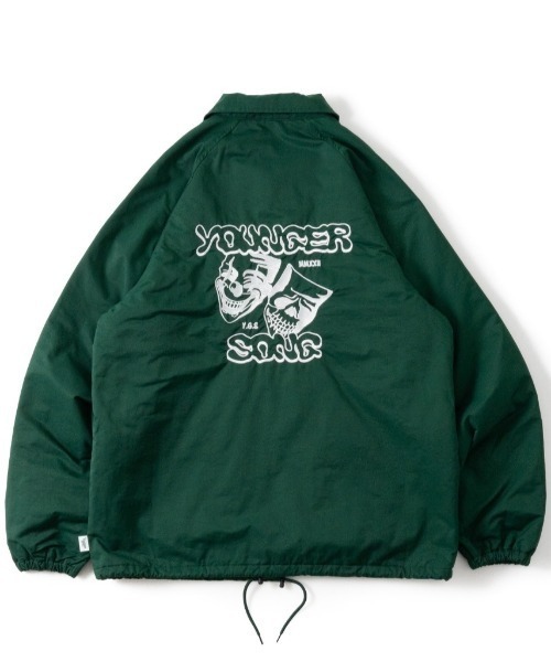 Younger Song コート ジャケット Two face logo coach jacket メンズ