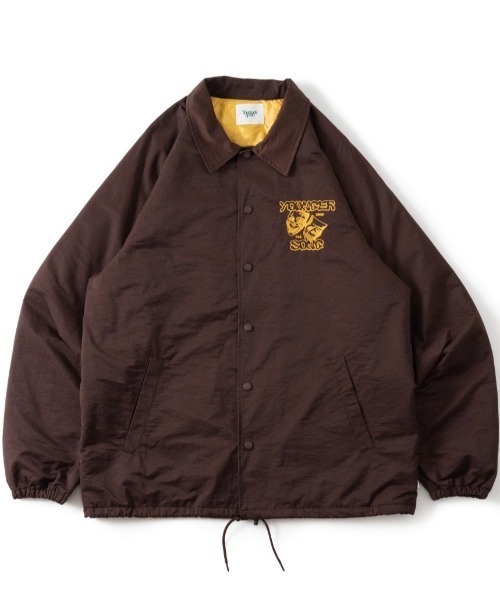 Younger Song コート ジャケット Two face logo coach jacket メンズ
