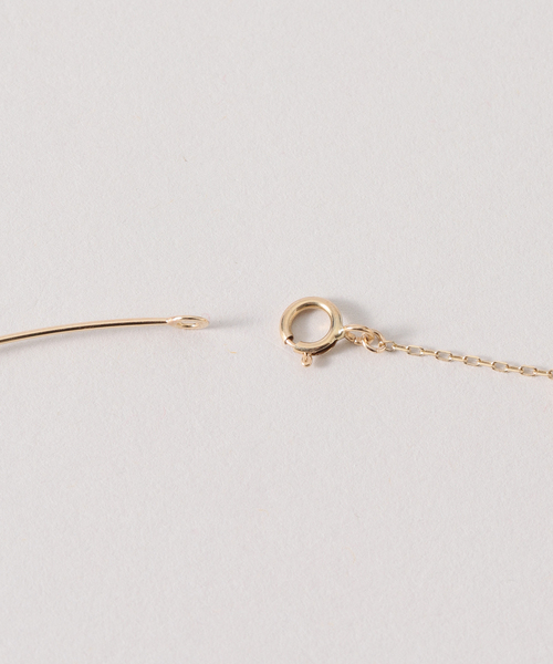 チョーカー ホールダイヤ1ピースチェーンチョーカー0.16ct K10 レディースの画像