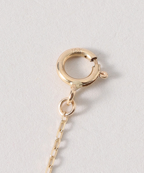チョーカー ホールダイヤ1ピースチェーンチョーカー0.16ct K10 レディースの画像