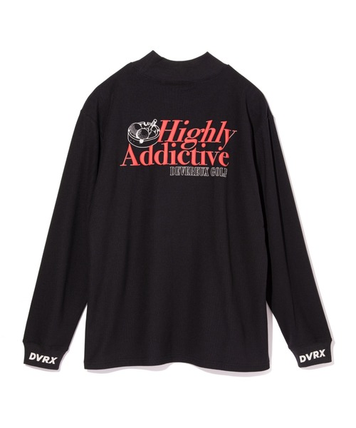 DEVEREUX GOLF tシャツ Highly AddictiveモックネックロングスリーブT