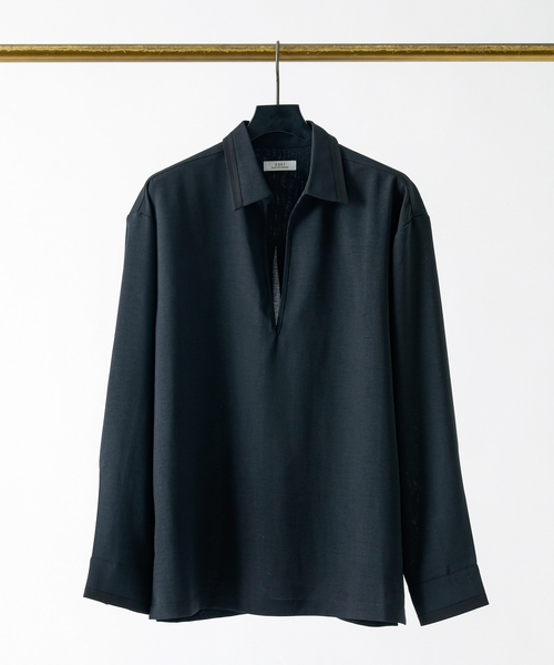 5351 POUR LES HOMMES シャツ スキッパー プルオーバー 長袖シャツ