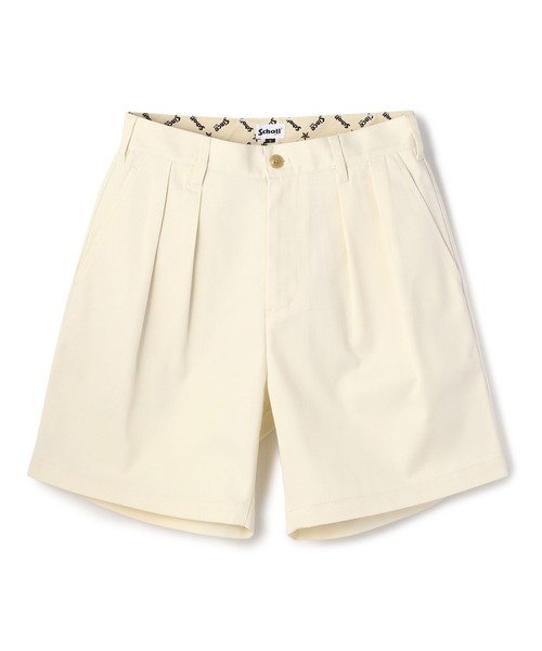 パンツ DOUBLE PLEATED TIC SHORTS Schott N.Y.C ジーンズ Schott/ショット/TC DOUBLE PLEATED