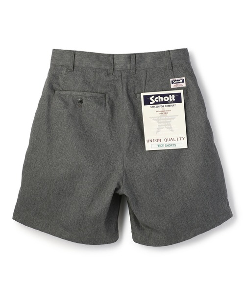 Schott/TC DOUBLE PLEATED SHORTS/ショーツ DOUBLE PLEATED T/C SHORTS/ダブルプリーツ T/C ショーツ