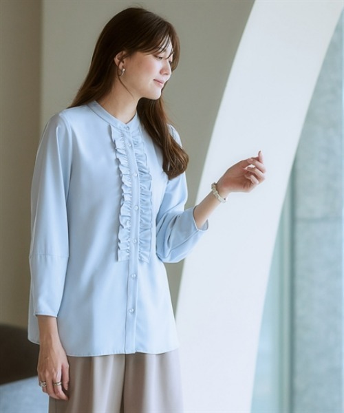 7days Life Styling ブラウス シャツ 夏 「UVカット/速乾」ストレッチ