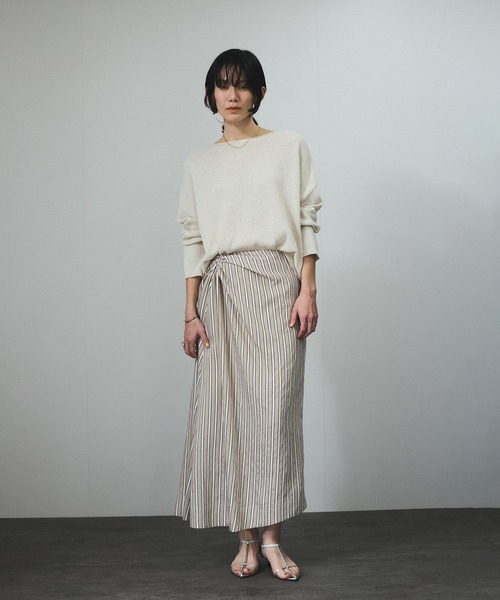 SALON adam et rope'（サロン アダム エ ロペ） スカート ストライプ