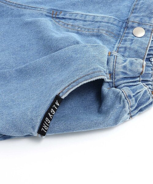 algy（アルジー） パンツ タックボリュームワイドデニムパンツ キッズ