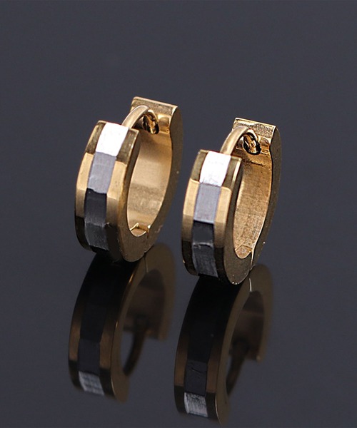 SBG by 7JEWELRY ピアス SBG シルバーラインフープピアス 片耳 メンズ