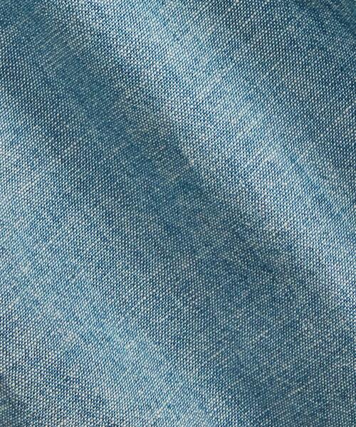 ベビー服 ロンパース インディゴ コットン シャンブレー ショートオールの画像