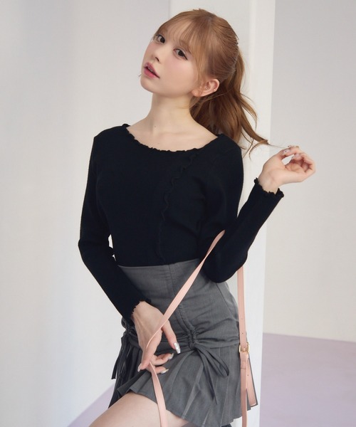 TITTY＆CO.（ティティーアンドコー） tシャツ フリルデザイントップス