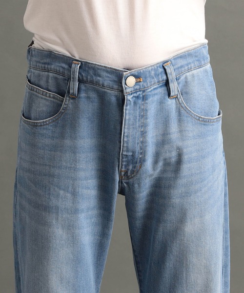 ムッシュニコル（MONSIEUR NICOLE）/ストレッチデニム ワイドパンツ MONSIEUR NICOLE（ムッシュニコル） ジーンズ ストレッチデニム ワイド