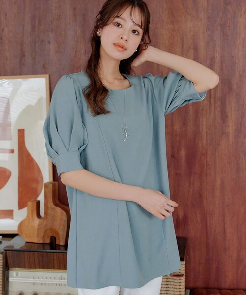 Tiaclasse tシャツ 「小倉優子さん着用」 パフスリーブ