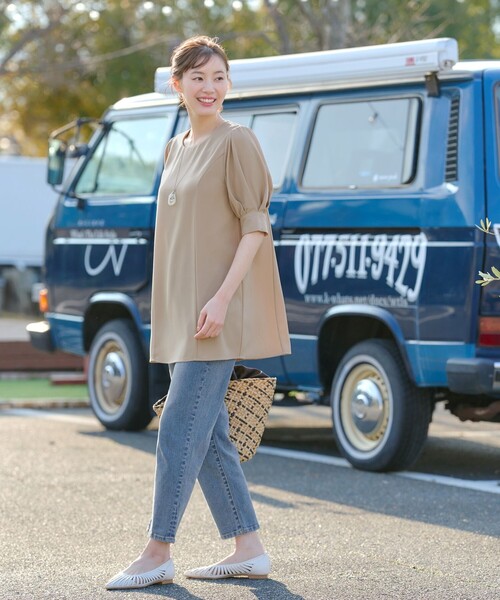Tiaclasse tシャツ 「小倉優子さん着用」 パフスリーブ