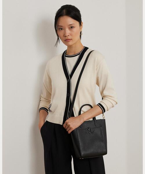 LAUREN RALPH ショルダーバッグ バッグ ペブルド レザー