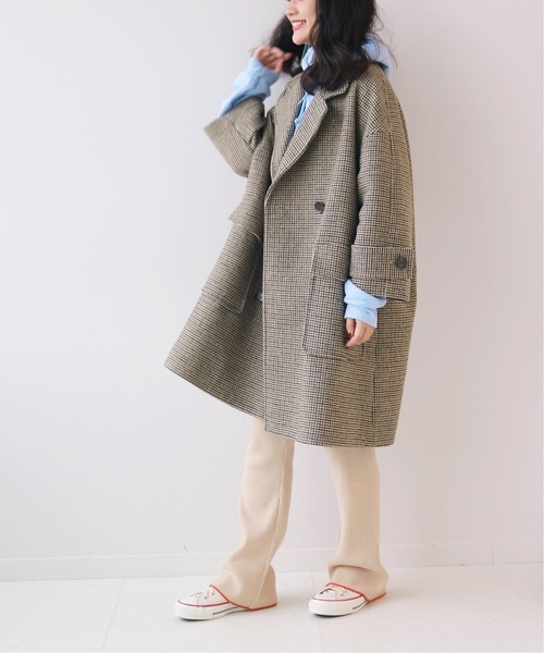 SLOBE citron.（スローブシトロン） チェスターコート 38 ブラウン