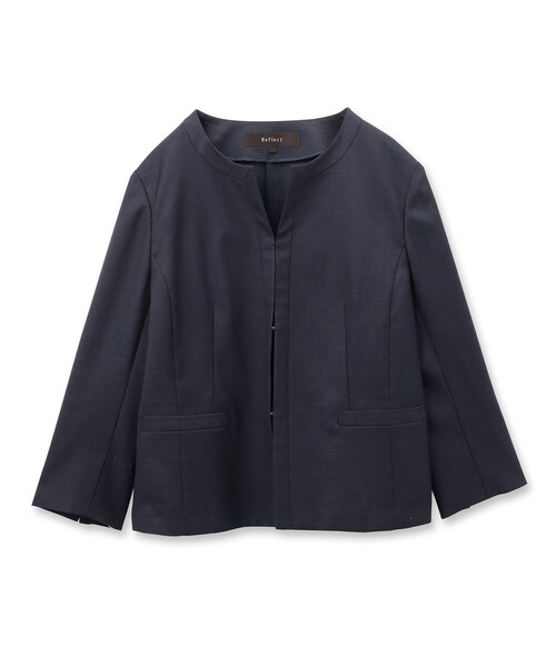 Reflect　ノーカラージャケット Reflect ジャケット ノーカラージャケット 「夏SALE／UVカット