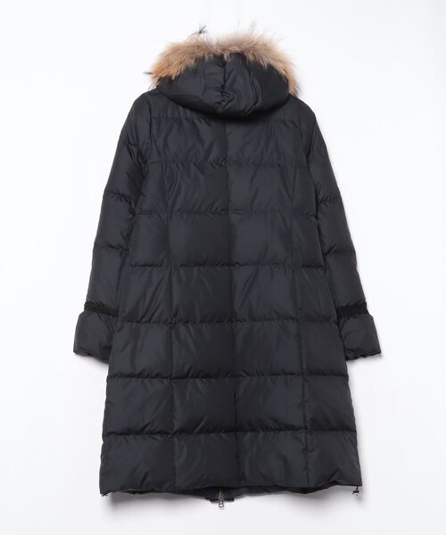 LANVIN en Bleu 「LANVIN Bleu」 ダウンコート 38 ブラック レディース