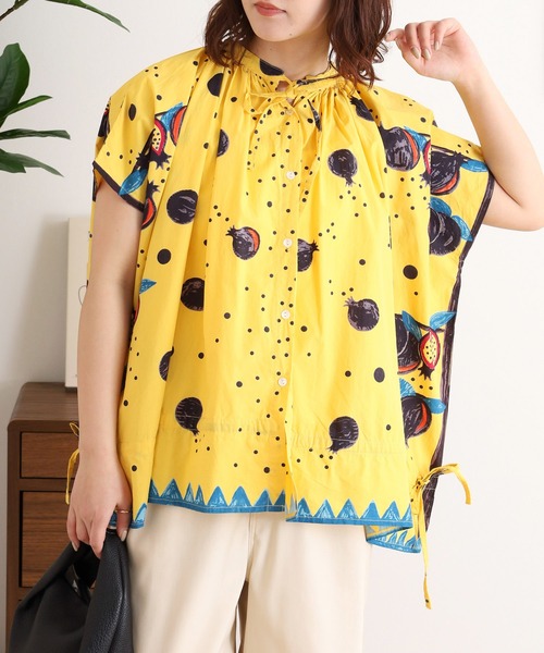 ブラウス シャツ kilki コック柄ノースリーブプルオーバー レディース セール】kilki コック柄ノースリーブプルオーバー（シャツ