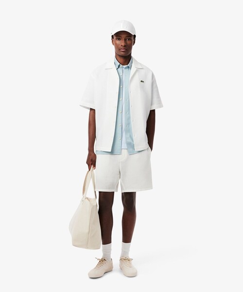 LACOSTE（ラコステ） uvカット シャツ 半袖 消臭 速乾 UVカット