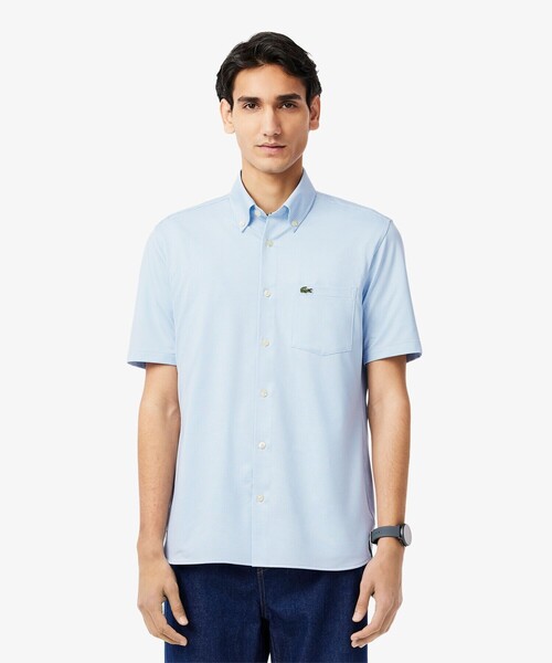 LACOSTE（ラコステ） シャツ 半袖 消臭 速乾 UVカット マイクロ