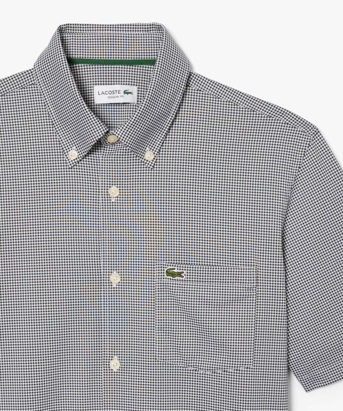 LACOSTE（ラコステ） uvカット シャツ 半袖 消臭 速乾 UVカット 