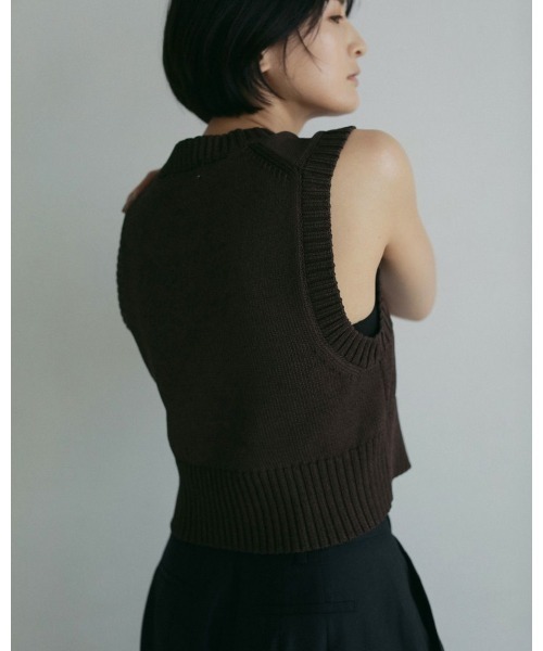 ベスト ジレ anuke Mix Knit Vest 62510513 レディース anuke ベスト ジレ Mix Knit Vest 62510513 レディース