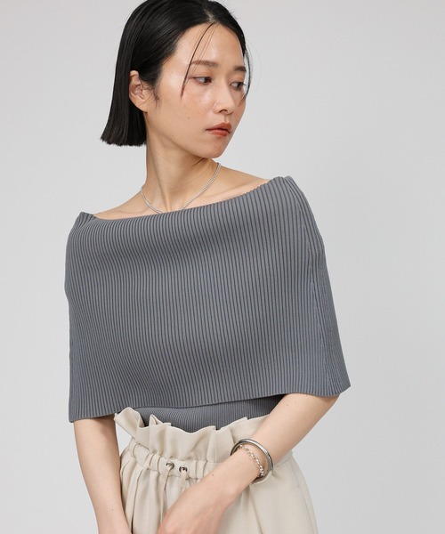 バビロンページ BABYLONE（バビロン） tシャツ オフショルリブプルオーバー レディース