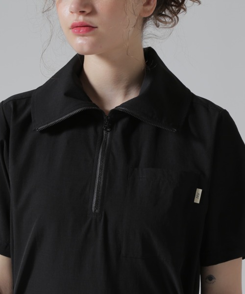 国内配送★AVIREX★ハーフジップ アクティブワンピース 直営店限定》HALF ZIP ACTIVE ONE PIECE/ハーフジップ