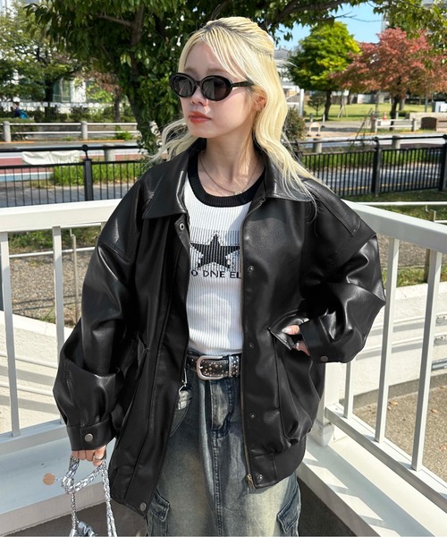 「sedacle girl」 ブルゾン FREE ブラウン系その他 レディース_画像2