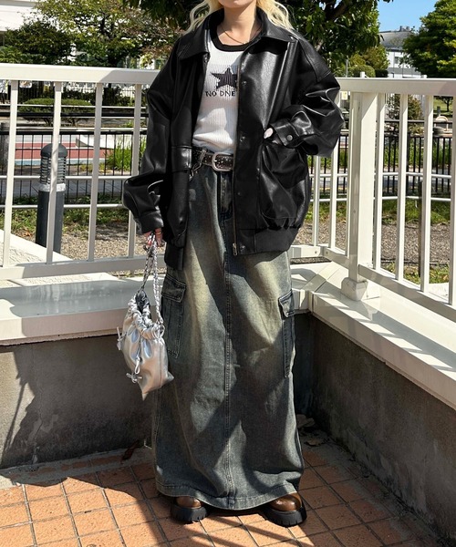 「sedacle girl」 ブルゾン FREE ブラウン系その他 レディース_画像3