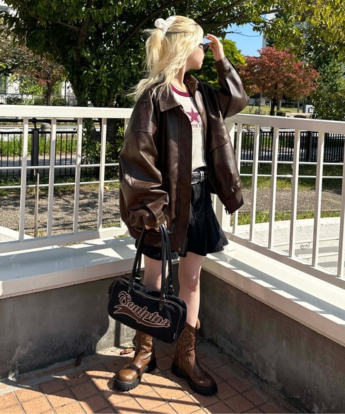 「sedacle girl」 ブルゾン FREE ブラウン系その他 レディース_画像9