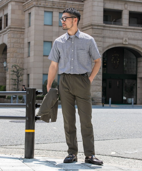 最終お値下げ☆　RRL　半袖シャツ　白　XL URBAN RESEARCH ROSSO MEN シャツ 「防シワ」「XLサイズあり