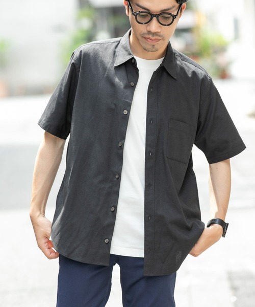 最終お値下げ☆　RRL　半袖シャツ　白　XL URBAN RESEARCH ROSSO MEN シャツ 「防シワ」「XLサイズあり