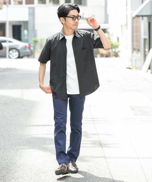 【新品、未使用】コンフェクト　カバーシャツ　半袖　リネン 40 リネン半袖 カバーシャツ｜nest Robe / CONFECT ONLINE SHOP