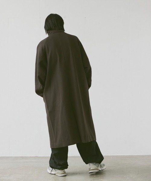 「flaner」 コート LARGE ダークブラウン レディース_画像7