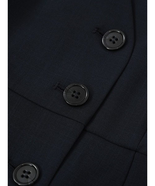 ワンピース リネンライクアシメジレワンピース 「低身長・小柄女性」 | ブランド登録なし | 16