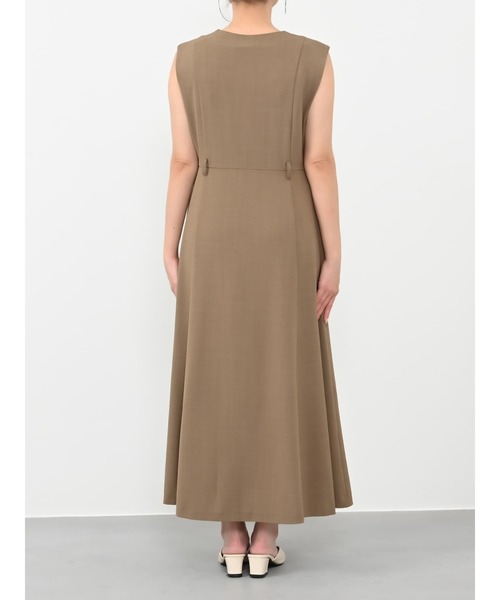 ワンピース リネンライクアシメジレワンピース 「低身長・小柄女性」 | ブランド登録なし | 09