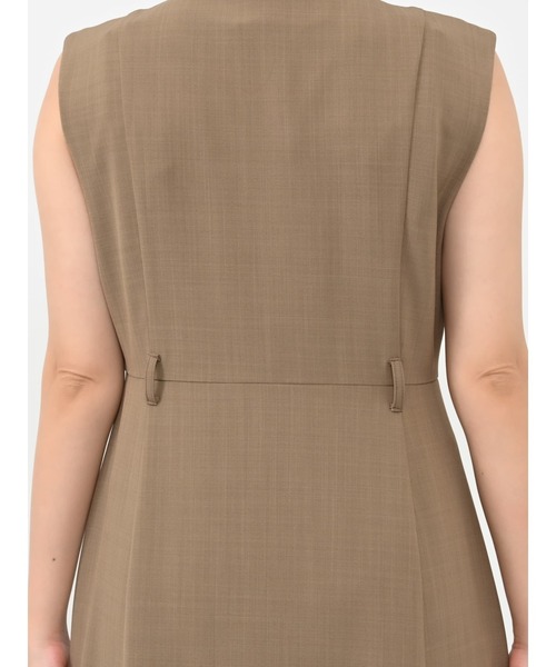 ワンピース リネンライクアシメジレワンピース 「低身長・小柄女性」 | ブランド登録なし | 10