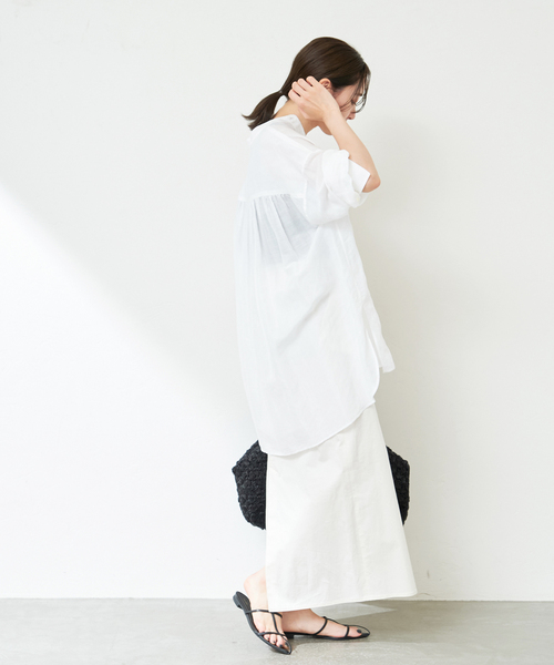 IENA 「IENA」 長袖ブラウス 36 ブルー レディース : ZOZOTOWN
