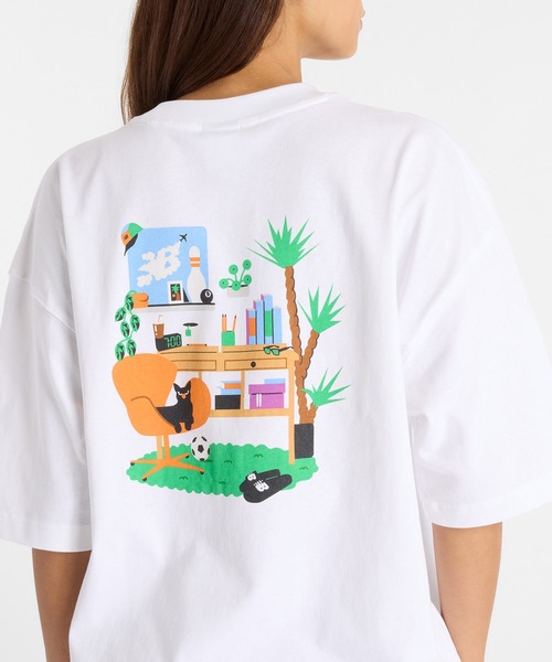 tシャツ New Balance X Drake Cereal ルームショートスリーブTシャツ レディース New Balance tシャツ X Drake Cereal ルームショートスリーブT