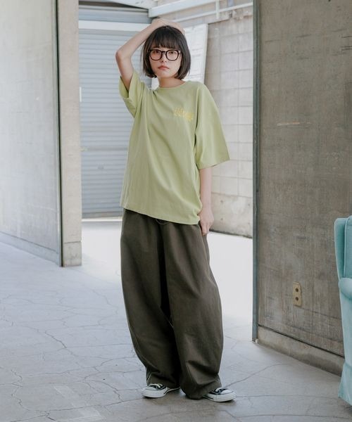 PBLIM パンツ 「UNISEX」ボリュームコットンパンツ レディース メンズ