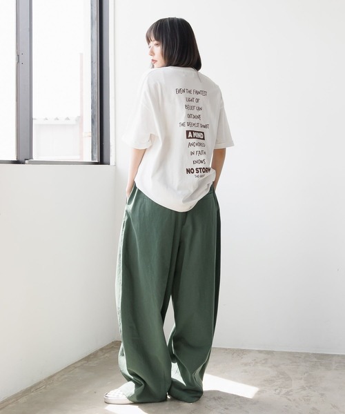 PBLIM パンツ 「UNISEX」ボリュームコットンパンツ レディース メンズ