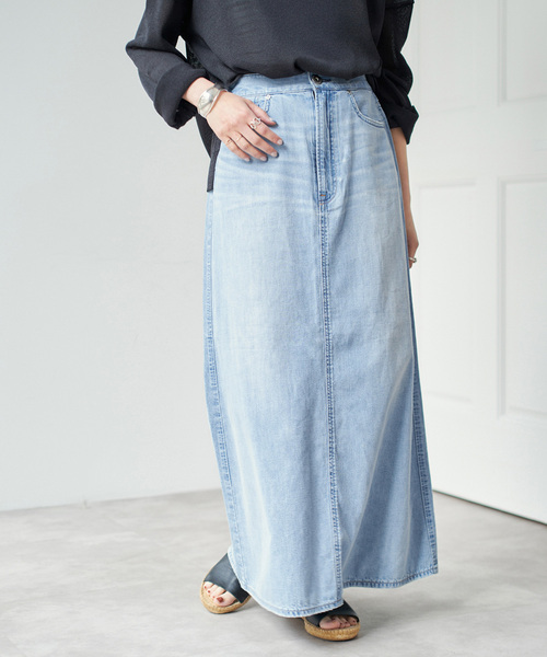 Spick＆Span デニムスカート 「WEB限定追加」upper hights