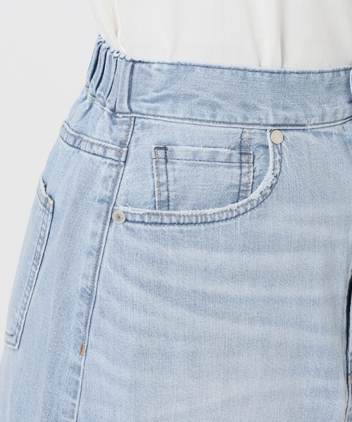 【極美品】spick&span アッパーハイツ 別注THE LAZY SKIRT Spick＆Span デニムスカート 「WEB限定追加」upper hights