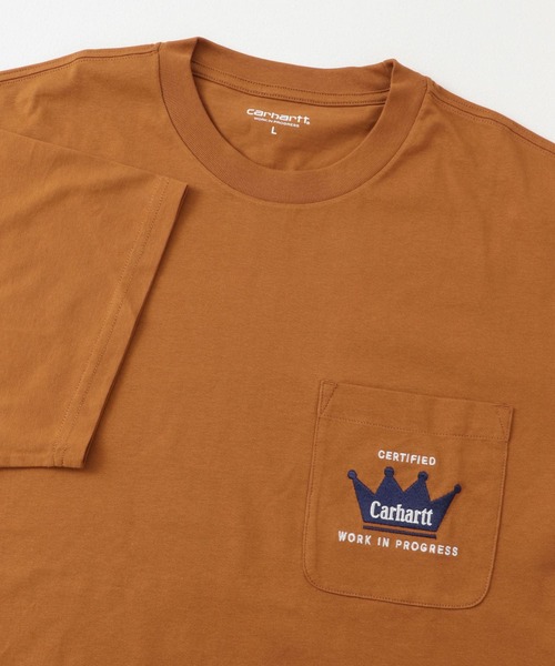 ★ドイツ発*carhartt WIP*新作*Crown ポケットTシャツ/SN★ carhartt SHORT-SLEEVE CROWN POCKET T-SHIRTS[LMA5-I034673