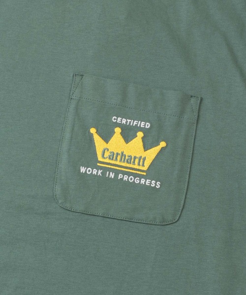 Carhartt WIP tシャツ carhartt SHORT-SLEEVE CROWN POCKET T