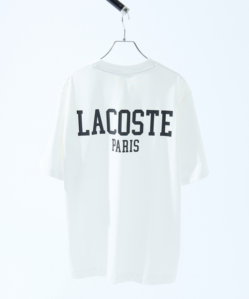 ■LACOSTE■ラコステ バックプリントベーシックTシャツ バックプリントベーシックTシャツ TH4705 - ラコステ（LACOSTE