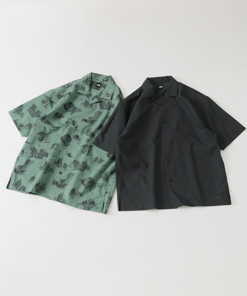 美品THE NORTH FACE アロハシャツ　L THE NORTH FACE シャツ / ザ ノースフェイス アロハ ベント